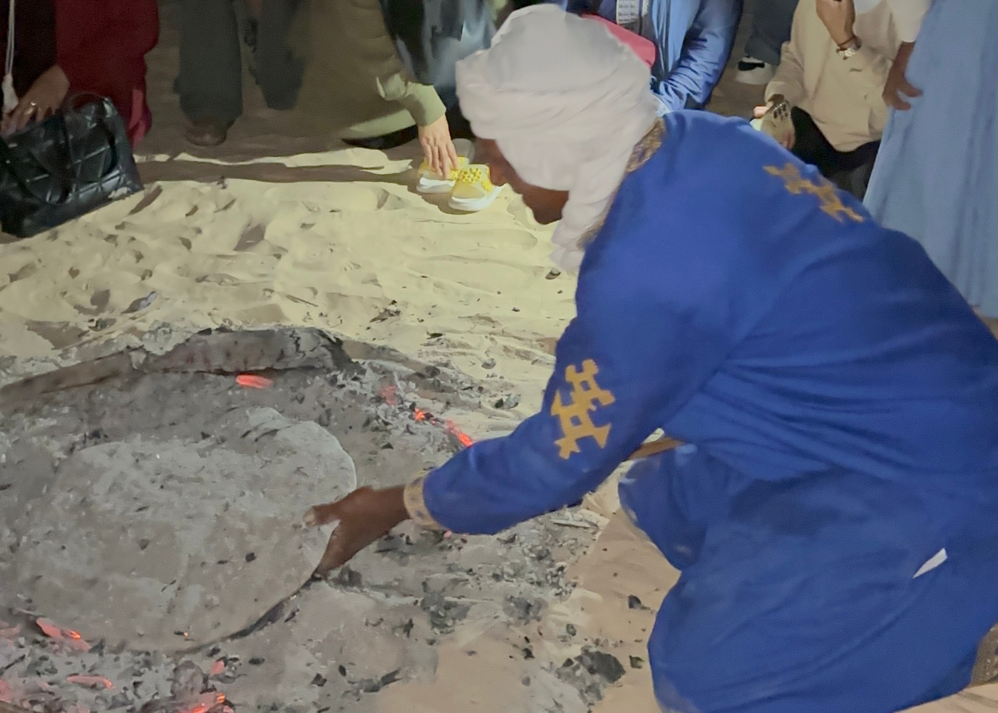 Bivouac sous les étoiles dans le Sahara tunisien